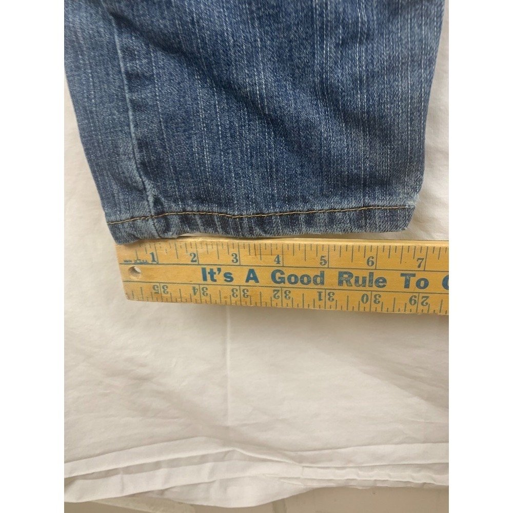 Levis 505 Jeans Mens 29x32 Blue Denim Straight Leg Regular Zipper Fly - Picture 7 of 10